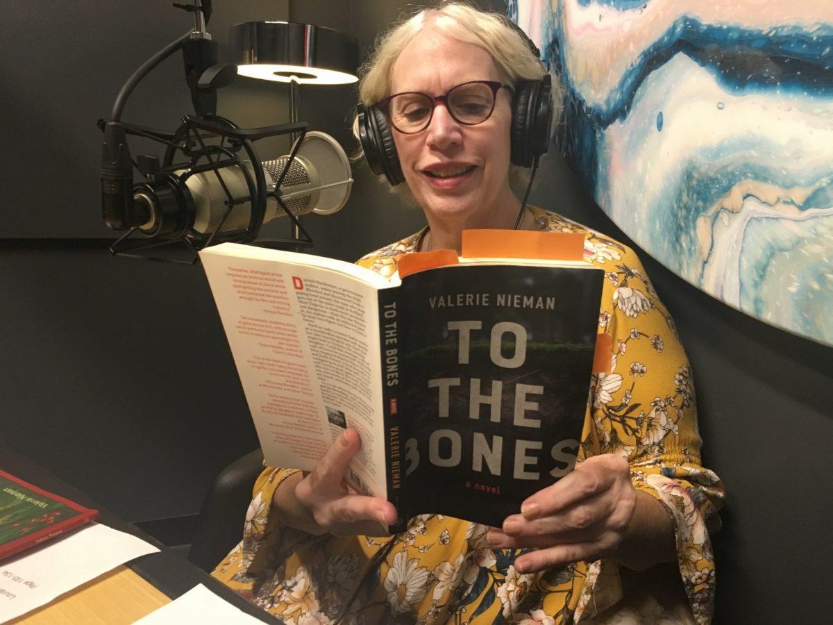 In the studio - I read a selection from To the Bones on Charlotte Readers podcast. 